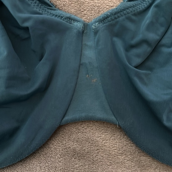 Wacoal Perfect Primer Full Figure Underwire Bra - Dragonfly Teal - Size 38DD - Picture 8 of 10
